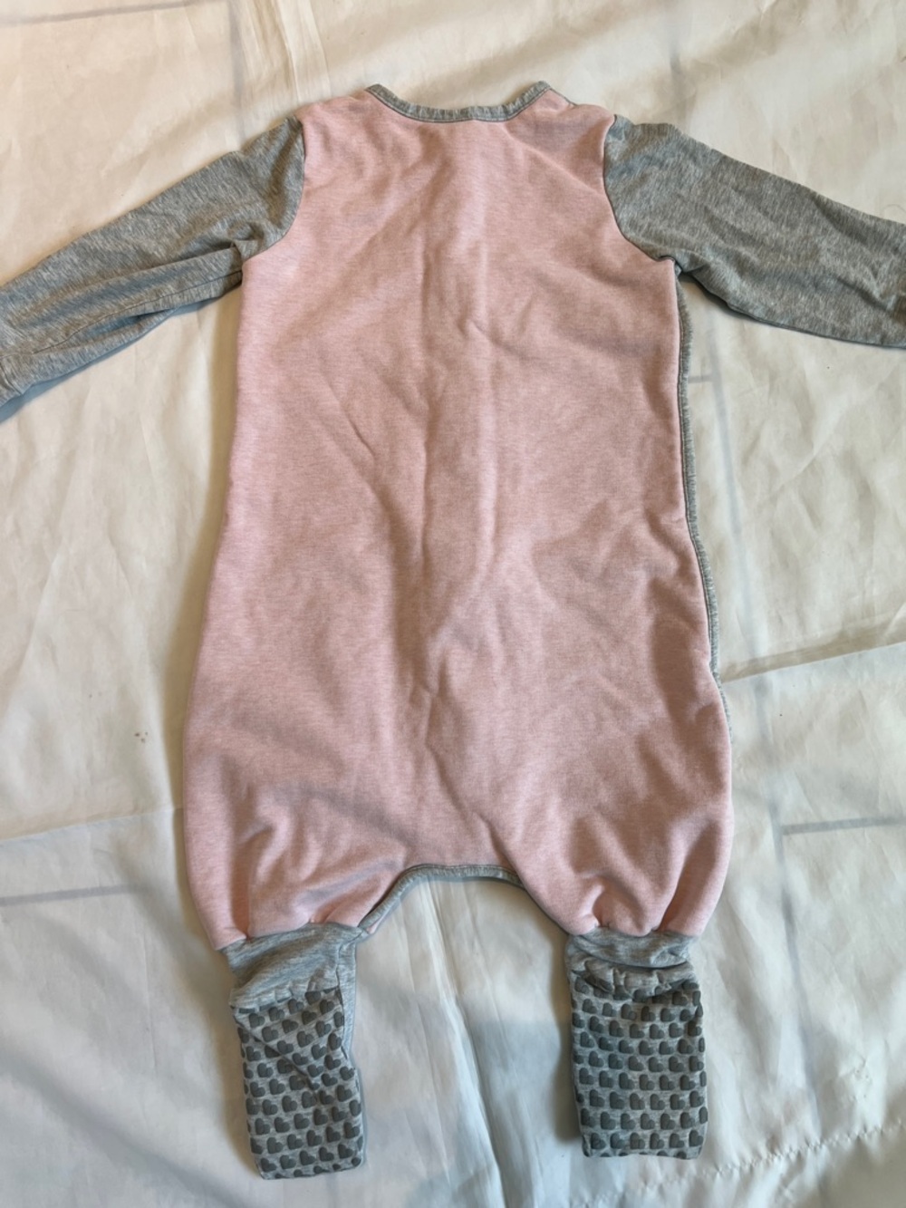 “🩷Bundle 4/$19” Love to dream 12-24m  Zip Footed girl sleep sack organic cotton - Picture 8 of 9